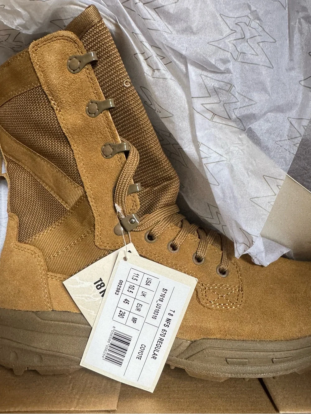 5.11 Tactical Men's Coyote Brown Tactical Boot